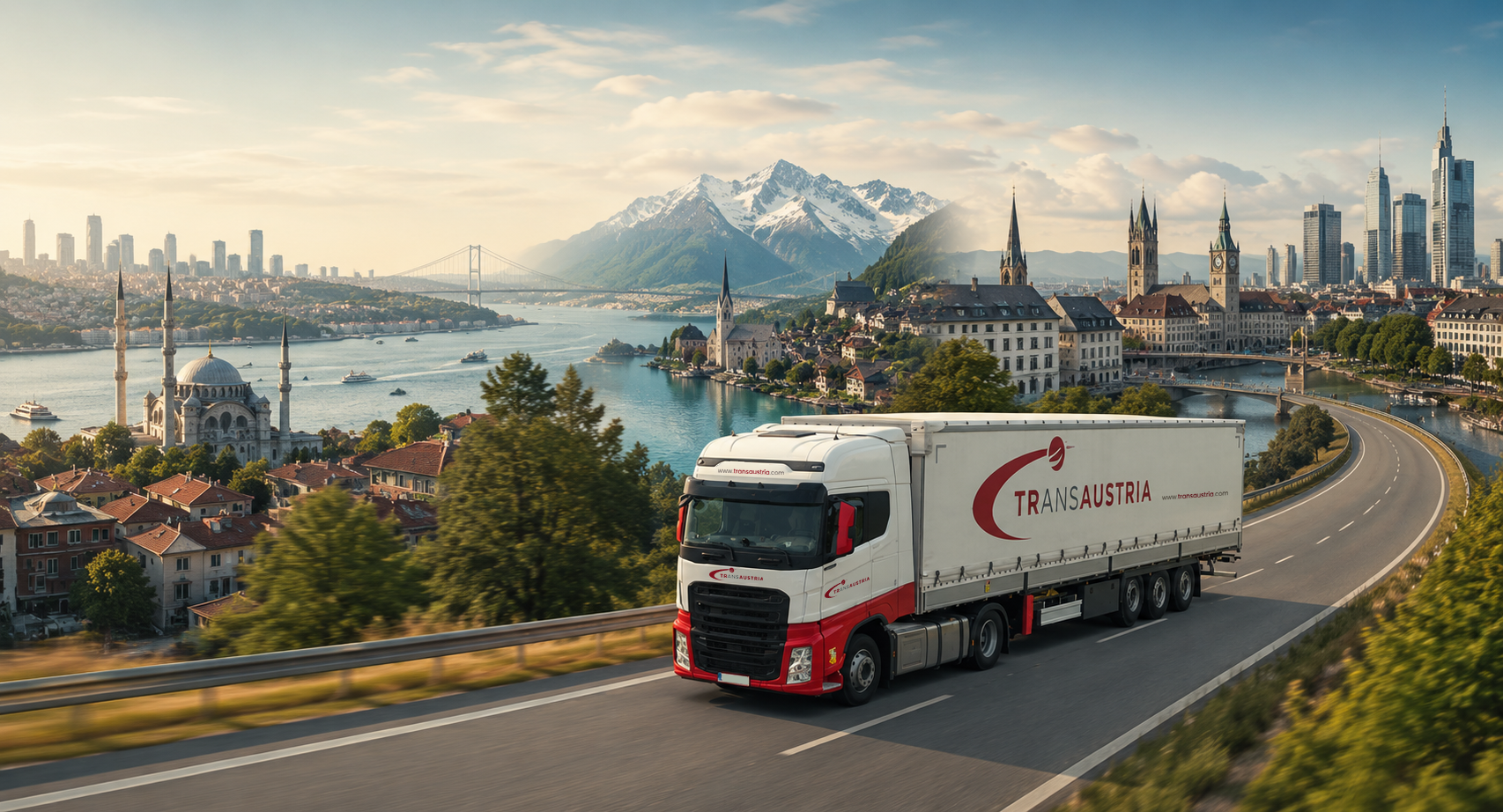 Trans Austria Avrupa operasyon ağı
